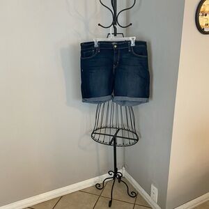 Signature by Levi Strauss Women's Dark Blue Jean Shorts